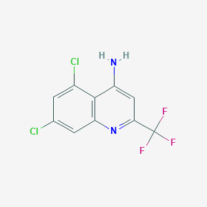 5,7-Dichloro-2-(trifluoromethyl)quinolin-4-amine