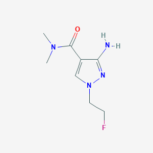 3-Amino-1-(2-fluoroethyl)-N,N-dimethyl-1H-pyrazole-4-carboxamide