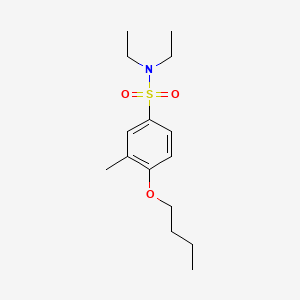molecular formula C15H25NO3S B1173529 4-butoxy-N,N-diethyl-3-methylbenzenesulfonamide 
