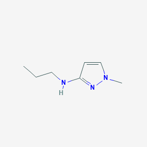 molecular formula C7H13N3 B11735293 1-methyl-N-propyl-1H-pyrazol-3-amine 