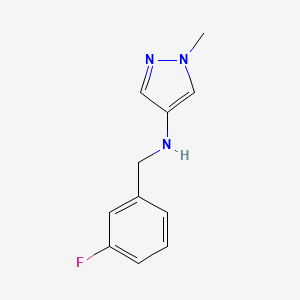 N-(3-Fluorobenzyl)-1-methyl-1H-pyrazol-4-amine