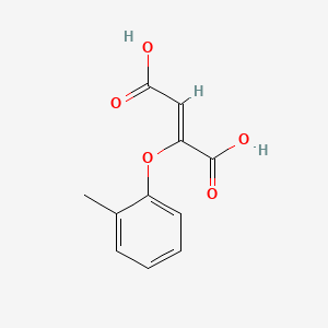 2-(2-Methylphenoxy)-2-butenedioic acid