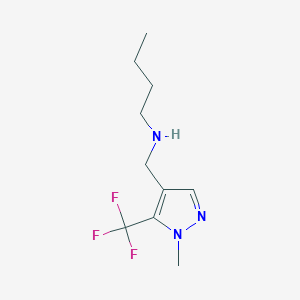 butyl({[1-methyl-5-(trifluoromethyl)-1H-pyrazol-4-yl]methyl})amine