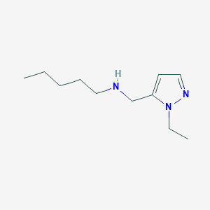 [(1-Ethyl-1H-pyrazol-5-yl)methyl](pentyl)amine