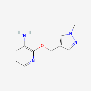 2-[(1-Methyl-1H-pyrazol-4-YL)methoxy]pyridin-3-amine