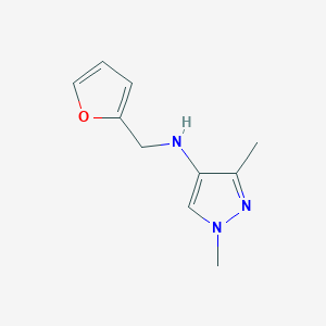 N-[(furan-2-yl)methyl]-1,3-dimethyl-1H-pyrazol-4-amine