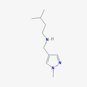 [(1-Methyl-1H-pyrazol-4-yl)methyl](3-methylbutyl)amine