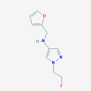 1-(2-fluoroethyl)-N-(furan-2-ylmethyl)-1H-pyrazol-4-amine