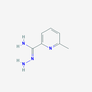 molecular formula C7H10N4 B1173567 N-アミノ-6-メチルピリジン-2-カルボキシミダミド CAS No. 18895-94-8