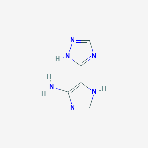 4-(1H-1,2,4-Triazol-3-yl)-1H-imidazol-5-amine