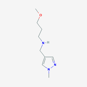 (3-Methoxypropyl)[(1-methyl-1H-pyrazol-4-yl)methyl]amine