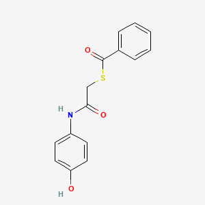 S-[2-(4-hydroxyanilino)-2-oxoethyl] benzenecarbothioate