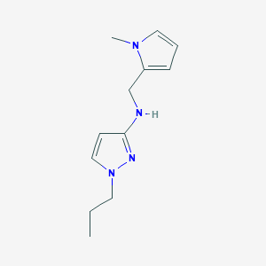 N-[(1-Methyl-1H-pyrrol-2-YL)methyl]-1-propyl-1H-pyrazol-3-amine