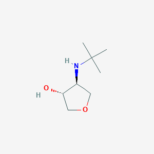 (3R,4S)-4-(tert-butylamino)oxolan-3-ol