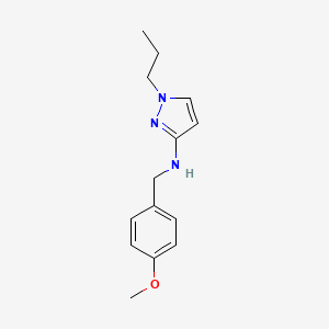 N-(4-methoxybenzyl)-1-propyl-1H-pyrazol-3-amine