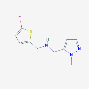 [(5-fluorothiophen-2-yl)methyl][(1-methyl-1H-pyrazol-5-yl)methyl]amine