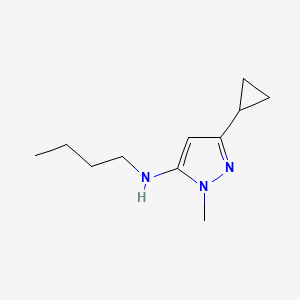 N-butyl-3-cyclopropyl-1-methyl-1H-pyrazol-5-amine