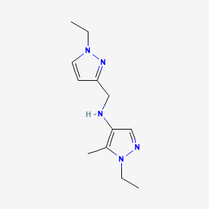 1-ethyl-N-[(1-ethyl-1H-pyrazol-3-yl)methyl]-5-methyl-1H-pyrazol-4-amine