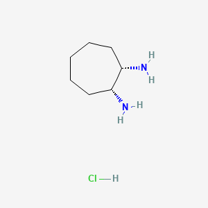 (1R,2S)-cycloheptane-1,2-diamine hydrochloride