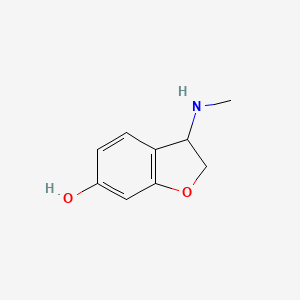 3-(Methylamino)-2,3-dihydro-1-benzofuran-6-OL