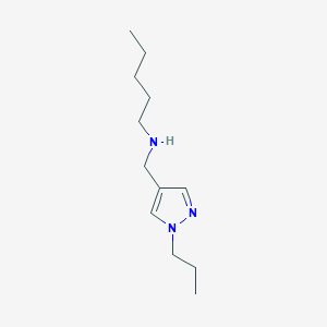 pentyl[(1-propyl-1H-pyrazol-4-yl)methyl]amine