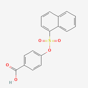 4-[(1-Naphthylsulfonyl)oxy]benzoic acid