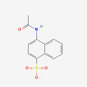 molecular formula C12H10NO4S- B1173607 4-(Acetylamino)-1-naphthalenesulfonate 