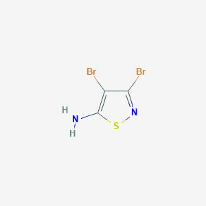 3,4-Dibromoisothiazol-5-amine