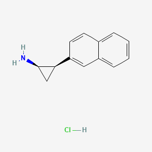 (1R,2R)-2-(naphthalen-2-yl)cyclopropan-1-amine hydrochloride