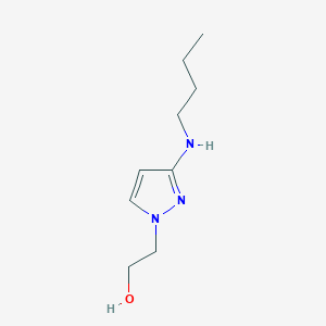 2-[3-(butylamino)-1H-pyrazol-1-yl]ethan-1-ol