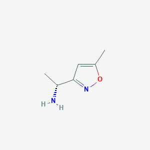 (1R)-1-(5-Methyl-1,2-oxazol-3-yl)ethan-1-amine