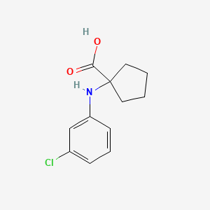 1-(3-Chloro-phenylamino)-cyclopentanecarboxylic acid