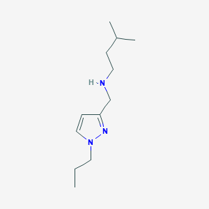 (3-methylbutyl)[(1-propyl-1H-pyrazol-3-yl)methyl]amine