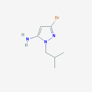 3-bromo-1-(2-methylpropyl)-1H-pyrazol-5-amine