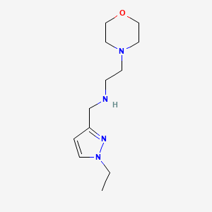 [(1-ethyl-1H-pyrazol-3-yl)methyl][2-(morpholin-4-yl)ethyl]amine