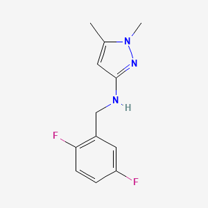 N-(2,5-Difluorobenzyl)-1,5-dimethyl-1H-pyrazol-3-amine