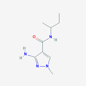 3-amino-N-(butan-2-yl)-1-methyl-1H-pyrazole-4-carboxamide