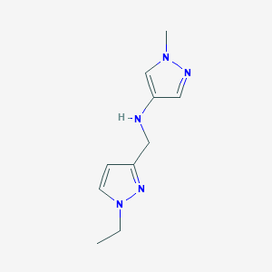 N-[(1-Ethyl-1H-pyrazol-3-YL)methyl]-1-methyl-1H-pyrazol-4-amine