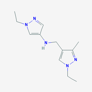 1-Ethyl-N-[(1-ethyl-3-methyl-1H-pyrazol-4-YL)methyl]-1H-pyrazol-4-amine