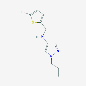 N-[(5-fluorothiophen-2-yl)methyl]-1-propyl-1H-pyrazol-4-amine