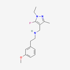 [(1-ethyl-5-fluoro-3-methyl-1H-pyrazol-4-yl)methyl][2-(3-methoxyphenyl)ethyl]amine