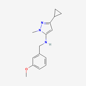 3-cyclopropyl-N-(3-methoxybenzyl)-1-methyl-1H-pyrazol-5-amine