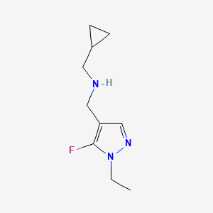 (cyclopropylmethyl)[(1-ethyl-5-fluoro-1H-pyrazol-4-yl)methyl]amine