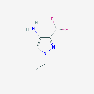 3-(Difluoromethyl)-1-ethyl-1h-pyrazol-4-amine