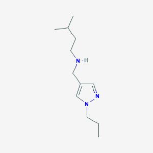 (3-methylbutyl)[(1-propyl-1H-pyrazol-4-yl)methyl]amine