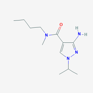 3-amino-N-butyl-N-methyl-1-(propan-2-yl)-1H-pyrazole-4-carboxamide