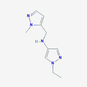 1-Ethyl-N-[(1-methyl-1H-pyrazol-5-YL)methyl]-1H-pyrazol-4-amine