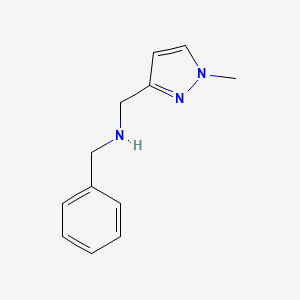 benzyl[(1-methyl-1H-pyrazol-3-yl)methyl]amine