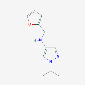 N-[(furan-2-yl)methyl]-1-(propan-2-yl)-1H-pyrazol-4-amine