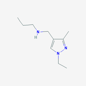 [(1-ethyl-3-methyl-1H-pyrazol-4-yl)methyl](propyl)amine